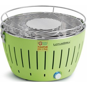 LOTUSGRILL LOTUS GRILL BARBECUE DA TAVOLO PORTATILE PER ESTERNO GREEN VERDE LOTUSGRILL LOTUS GRILL BARBECUE DA TAVOLO PORTATILE PER ESTERNO