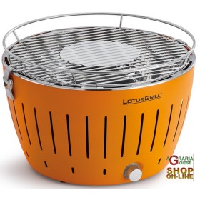 LOTUSGRILL LOTUS GRILL BARBECUE DA TAVOLO PORTATILE PER ESTERNO ORANGE ARANCIO LOTUSGRILL LOTUS GRILL BARBECUE DA TAVOLO PORTATILE PER ESTERNO