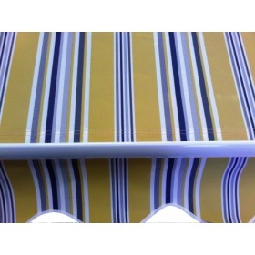 TENDA DA SOLE CON BRACCIA RETRATTILI AZZURRINA GIALLO TENDA DA SOLE CON BRACCIA RETRATTILI AZZURRINA GIALLO