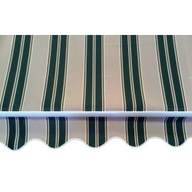 TENDA DA SOLE CON BRACCIA RETRATTILI BEIGE VERDE TENDA DA SOLE CON BRACCIA RETRATTILI BEIGE VERDE