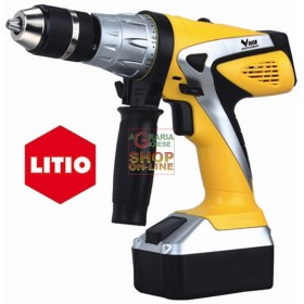 VIGOR TRAPANO AVVITATORE A BATTERIA VTB-B2 18 LITIO VOLT 18 VIGOR TRAPANO AVVITATORE A BATTERIA VTB-B2 18 LITIO VOLT 18