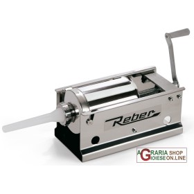 REBER INSACCATRICE PER SALUMI INOX 1 VELOCITA KG. 3 REBER INSACCATRICE PER SALUMI INOX 1 VELOCITA KG. 3