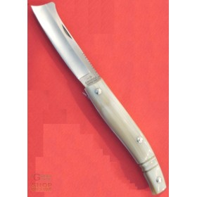 CONAZ COLTELLO RASOLINO MANICO IN CORNO CM. 20 CONAZ COLTELLO RASOLINO MANICO IN CORNO CM. 20