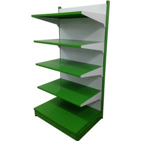 SCAFFALE A PARETE TIPO GONDOLA SUPER ROBBUSTO CM. 100x70x200h. USATO SCAFFALE A PARETE TIPO GONDOLA SUPER ROBBUSTO CM. 100x70x200h.