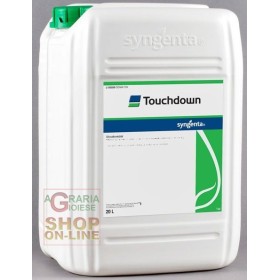 SYNGENTA ERBICIDA SISTEMICO TOUCHDOWN A BASE DI GLIFOSATE LT. 20 SYNGENTA ERBICIDA SISTEMICO TOUCHDOWN A BASE DI GLIFOSATE LT. 20