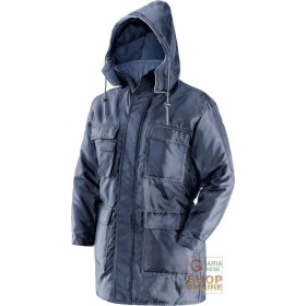 GIACCONE ISOTERMICO 100% POLIESTERE  COLORE BLU  EN 342  TG  S M L XL XXL GIACCONE ISOTERMICO 100% POLIESTERE COLORE BLU EN 342 TG S M L