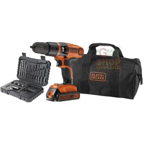 BLACK AND DECKER TRAPANO A PERCUSSIONE BATTERIA 18VP LITIO MOD. EGBL188S32 BLACK AND DECKER TRAPANO A PERCUSSIONE BATTERIA 18VP LITIO MOD.
