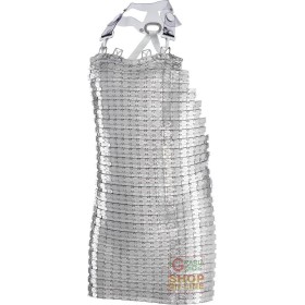 GREMBIULE ANTISCANNAMENTO REVERSIBILE 100% ACCIAIO INOX  MISURA CM 55X70 GREMBIULE ANTISCANNAMENTO REVERSIBILE 100% ACCIAIO INOX MISURA