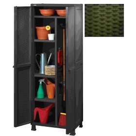 KETER ARMADIO QUATTRO RIPIANI CM.65X45X184h PORTA SCOPE MARRONE KETER ARMADIO QUATTRO RIPIANI CM.65X45X184h PORTA SCOPE MARRONE