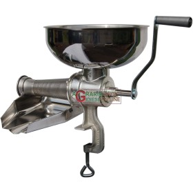 LEONARDI PASSAPOMODORO SPREMIPOMODORO MANUALE SP3 STAGNATO INOX LEONARDI PASSAPOMODORO SPREMIPOMODORO MANUALE SP3 STAGNATO INOX