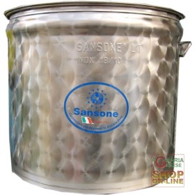 SANSONE PENTOLONE A CALDAIA IN ACCIAIO INOX LT. 50 SANSONE PENTOLONE A CALDAIA IN ACCIAIO INOX LT. 50