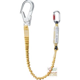 CORDINO ANTICADUTA A FASCIA ELASTICA CON ASSORBITORE D ENERGIA  CON CONNETTORI CORDINO ANTICADUTA A FASCIA ELASTICA CON ASSORBITORE D ENERGIA