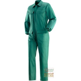 TUTA IGNIFUGA 100% COTONE GR  370 MQ  COLORE VERDE  TG  48 62 TUTA IGNIFUGA 100% COTONE GR 370 MQ COLORE VERDE TG 48 62