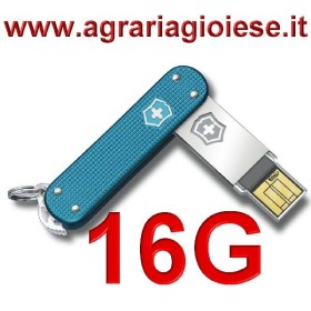 VICTORINOX SLIM 16GB BLU VICTORINOX SLIM 16GB BLU