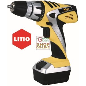 VIGOR TRAPANO AVVITATORE A BATTERIA LITIO 18 VOLT VIGOR TRAPANO AVVITATORE A BATTERIA LITIO 18 VOLT