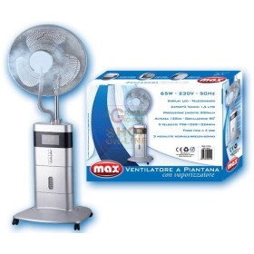 MAX VENTILATORE E PIANTANA C/VAPORIZZATORE MAX VENTILATORE E PIANTANA C/VAPORIZZATORE