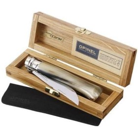OPINEL COLTELLO CORNO NERO INOX N. 8 CON SCATOLA IN LEGNO OPINEL COLTELLO CORNO NERO INOX N. 8 CON SCATOLA IN LEGNO