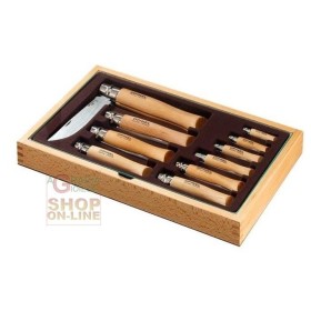 OPINEL SET COLLEZIONE 10 COLTELLI OPINEL LAMA INOX DA N. 2 A 12 OPINEL SET COLLEZIONE 10 COLTELLI OPINEL LAMA INOX DA N. 2 A 12
