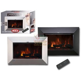 MAX CAMINETTO ELETTRICO DA MURO BIGFIRE MAX CAMINETTO ELETTRICO DA MURO BIGFIRE