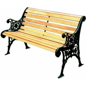 BLINKY PANCHINA GHISA LEGNO PB12 CON SCHIENALE NERA  96940-30/3 BLINKY PANCHINA GHISA LEGNO PB12 CON SCHIENALE NERA 96940-30/3