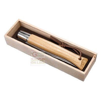 OPINEL COLTELLO GIAGANTE PLUMIER CON BOX IN LEGNO CON MANICO IN