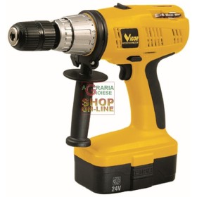 VIGOR TRAPANO AVVITATORE CON PERCUSSIONE A BATTERIA VTB 24V VOLT 24 VIGOR TRAPANO AVVITATORE CON PERCUSSIONE A BATTERIA VTB 24V