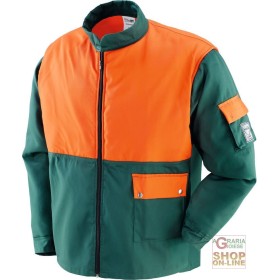 GIACCA 65% POLIESTERE 35% COTONE USO FORESTALE  EN 381 11  TG  S M L XL XXL GIACCA 65% POLIESTERE 35% COTONE USO FORESTALE EN 381 11 TG S M