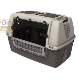 Trasportino auto per cani Bama Easy Tour Tortora cm. 88x52x60h. Trasportino auto per cani Bama Easy Tour Tortora cm. 88x52x60h.