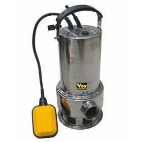 VIGOR ELETTROPOMPA SOMMERSA IN ACCIAIO INOX WATT 750 AUTOMATICA USCITA DIAM. 1-1/2 F VIGOR ELETTROPOMPA SOMMERSA IN ACCIAIO INOX WATT 750 AUTOMATICA