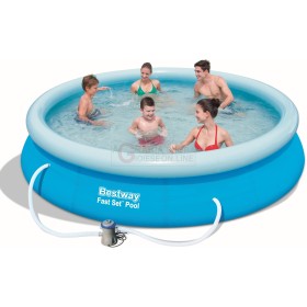 BESTWAY 57274 PISCINA AUTOPORTANTE FAST SET CM.366x76h. BESTWAY 57274 PISCINA AUTOPORTANTE FAST SET CM.366x76h.
