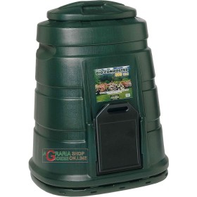 COMPOSTIERA COMPOSTER CONTENITORE PER COMPOSTAGGIO  CORPO UNICO IN PLASTICA LT. 300 COMPOSTIERA COMPOSTER CONTENITORE PER COMPOSTAGGIO CORPO UNICO