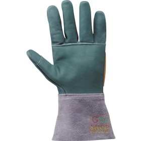 GUANTO FIORE CROSTA  MANICOTTO CM 15 PARANOCCHE  CUCITURE IN FIBRA CON MARCHIO KEVLAR GUANTO FIORE CROSTA MANICOTTO CM 15 PARANOCCHE CUCITURE IN