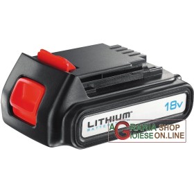 BLACK E DECKER BATTERIA A LITIO 18V BL1518 PER ELETTROUTENSILI AVVITATORI BLACK E DECKER BATTERIA A LITIO 18V BL1518 PER ELETTROUTENSILI