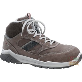 SCARPA ALTA IN CROSTA BOVINA  PUNTALE ALLUMINIO  LAMINA TESSILE  SUOLA IN POLIURETANO SCARPA ALTA IN CROSTA BOVINA PUNTALE ALLUMINIO LAMINA TESSILE