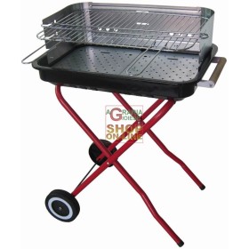 BARBECUES A CARBONE SANDRIGARDEN SG 54-34 C/RUOTE CM. 54x34 BARBECUES A CARBONE SANDRIGARDEN SG 54-34 C/RUOTE CM. 54x34