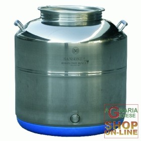 SANSONE CONTENITORE INOX LT. 30 BASSO MOD. EUROPA SALDATO SANSONE CONTENITORE INOX LT. 30 BASSO MOD. EUROPA SALDATO
