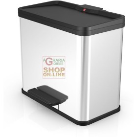 HAILO OKO TRIO 33 PATTUMIERA CON 3 CONTENITORI A PEDALE PER LA RACCOLDA DIFFERENZIATA HAILO OKO TRIO 33 PATTUMIERA CON 3 CONTENITORI A PEDALE PER LA