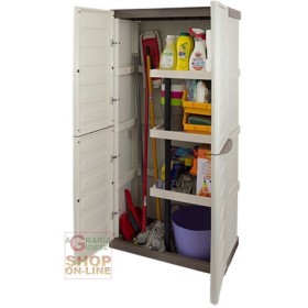 ARMADIO IN RESINA 2 ANTE PORTASCOPE cm. 70x39x165h. ARMADIO IN RESINA 2 ANTE PORTASCOPE CM. 70X39X165