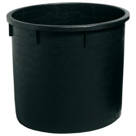 STEFANPLAST MASTELLONE ROTONDO lt 700 NERO cm. 120x77h. MASTELLONE LT. 700 NERO PLASTIME