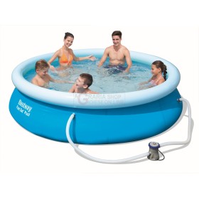 BESTWAY 57270 PISCINA AUTOPORTANTE FAST SET CM.305x76h. BESTWAY 57270 PISCINA AUTOPORTANTE FAST SET CM.305x76h.
