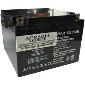 BATTERIA AL PIOMBO RICARICABILE SIGILLATA FG22703 12V 26Ah VRLA AGM ERMETICA BATTERIA AL PIOMBO RICARICABILE SIGILLATA FG22703 12V 26Ah VRLA