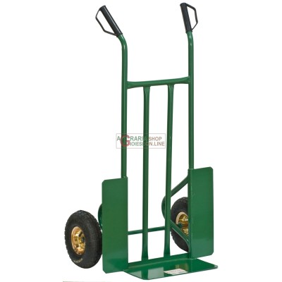 CARRELLO PORTACASSE HERCULES RUOTE GONFIABILI PESANTE PORTATA