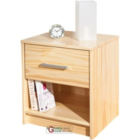 COMODINO IN PINO MASSELLO COLORE LEGNO NATURALE cm. 42x40x49H COMODINO IN PINO MASSELLO COLORE LEGNO NATURALE cm. 42x40x49H
