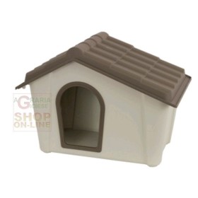 CUCCIA PER CANI IN RESINA COLORE BEIGE TORTORA CM. 79 X 59,2 X 60,8 H CUCCIA PER CANI IN RESINA COLORE BEIGE TORTORA CM. 79 X 59,2 X