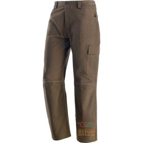 PANTALONE 100% COTONE CANVAS  COLORE FANGO  TG  S XXXL PANTALONE 100% COTONE CANVAS COLORE FANGO TG S XXXL
