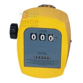 CONTALITRI MECCANICO PER LIQUIDI GASOLIO ACQUI  ATTACCO FILETTATO FEMMINA 1 POLL. CONTALITRI MECCANICO PER LIQUIDI GASOLIO ACQUI ATTACCO