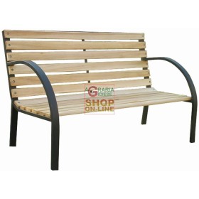 PANCHINA IN ACCIAIO E LEGNO SCANDINAVIA 12 120X62X82H PANCHINA IN ACCIAIO E LEGNO SCANDINAVIA 12 120X62X82H