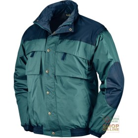 GIUBBINO IN NYLON PVC  INTERNO IN PILE  COLORE VERDE BLU  TG  S M L XL XXL GIUBBINO IN NYLON PVC INTERNO IN PILE COLORE VERDE BLU TG S M L