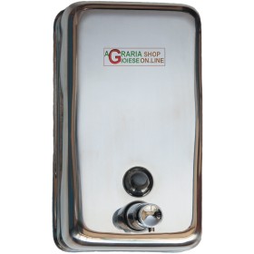 DISPENSER DISTRIBUTORE DI SAPONE LIQUIDO INOX ml. 750 DISPENSER DISTRIBUTORE DI SAPONE LIQUIDO INOX ml. 750