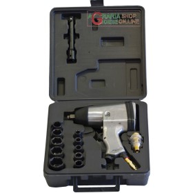 AVVITATORE PNEUMATICO PER ARIA COMPRESSA CON ATTACCO DA 1/2 COMPLETO DI BUSSOLE AVVITATORE PNEUMATICO PER ARIA COMPRESSA CON ATTACCO DA 1/2
